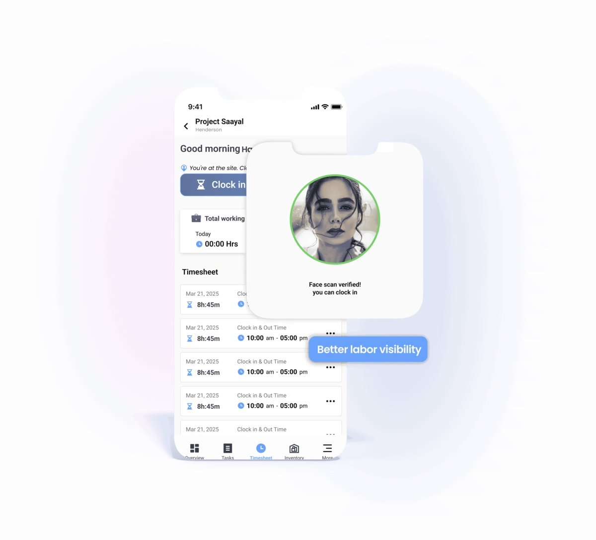 IntoAEC mobile app for project management, task tracking, and dashboards for architects, engineers, and construction teams.